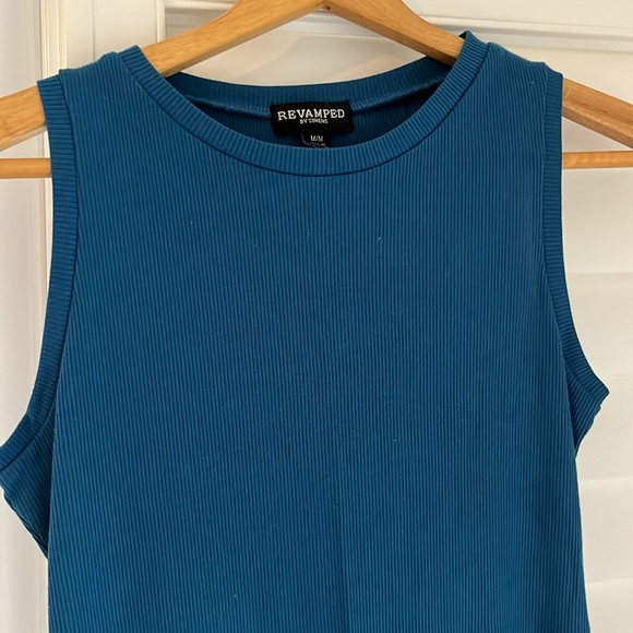 Pre-loved sleeveless dress - Blue size M - Picture 2 of 5